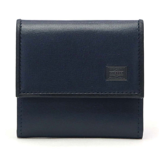 Yoshida Bag PORTER PLUME COIN CASE 179-03875 Navy Made in Japan Leather NEW_1