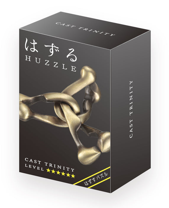 Hanayama Cast Huzzle Puzzle TRINITY circle of wisdom 2017 Model 6 years old & up_2