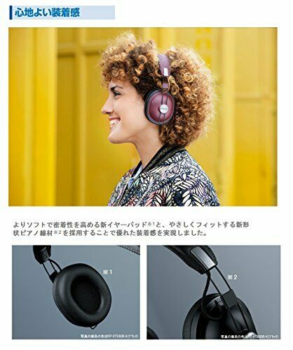 Panasonic seale headphone Wireless Bluetooth compatible Burgundy Red RP-HTX80B-R_2