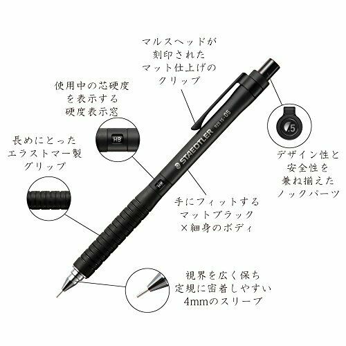 Staedtler pencil drafting 0.5mm black 925 15-05 from Japan NEW_2