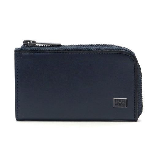 Yoshida Bag PORTER PLUME KEY CASE 179-03876 Navy Made in Japan Leather NEW_1