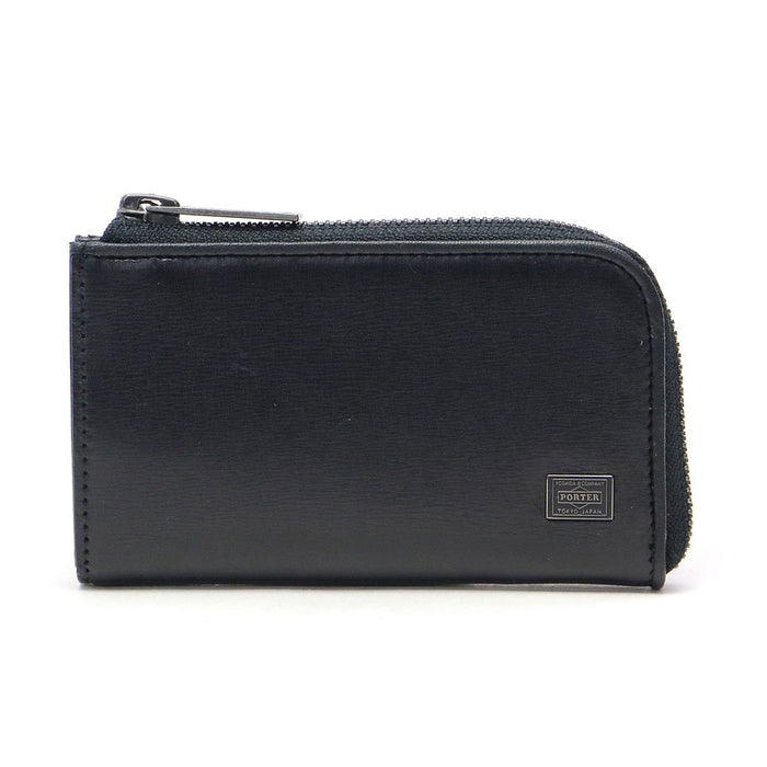 Yoshida Bag PORTER PLUME KEY CASE 179-03876 Black Made in Japan Leather NEW_1