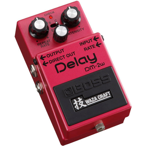 Boss DM-2W Analog Delay Guitar Effects Pedal Waza Craft Red Compact Body NEW_1