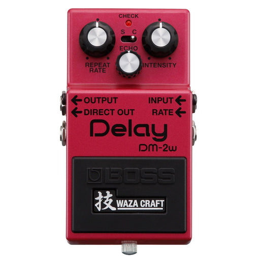 Boss DM-2W Analog Delay Guitar Effects Pedal Waza Craft Red Compact Body NEW_2