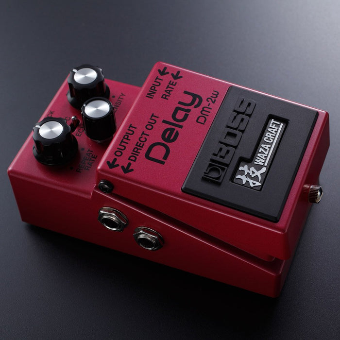 Boss DM-2W Analog Delay Guitar Effects Pedal Waza Craft Red Compact Body NEW_4