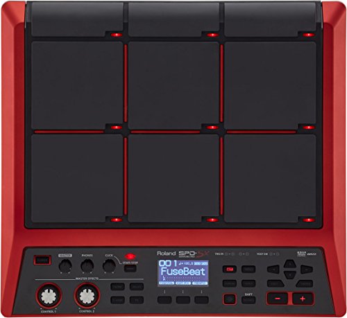 ROLAND SPD-SX SE SPECIAL EDITION RED Sampling Pad Electronic Drums 16GB Memory_1
