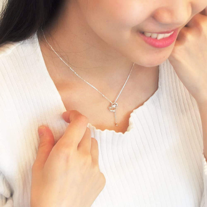 Mirai Tenshi Oct. Birthstone Necklace Ladies Highest Grade Swarovski MIP1192WT_R_2