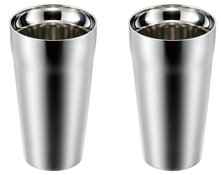 Yokoyama ENJIN NO TAKUMI Prime Double Tumbler 300ml 2P ET-1200 Stainless Steel_1