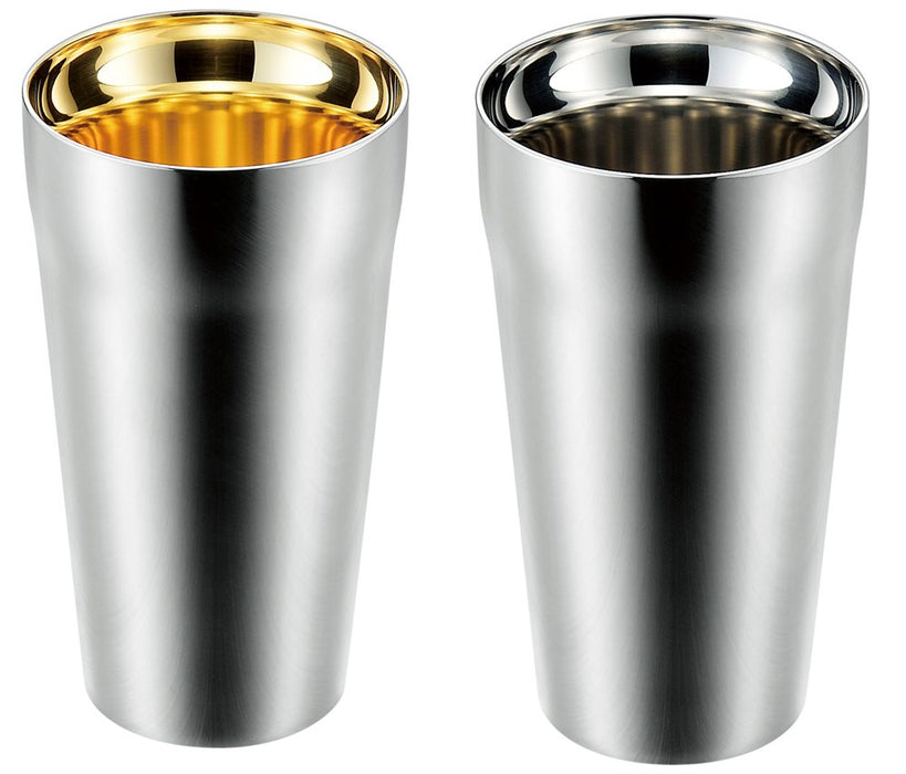 Yokoyama ENJIN NO TAKUMI Prime Double Tumbler 300ml 2P ET-1200 Stainless Steel_3