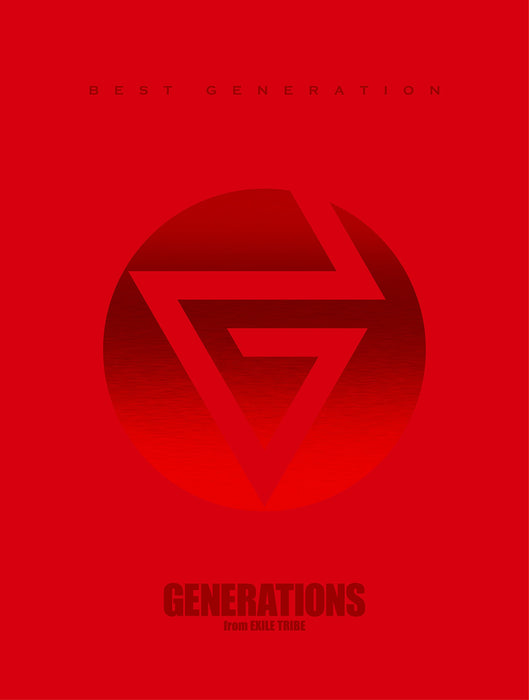 [CD+Blu-ray] BEST GENERATION Ltd/ed. GENERATIONS from EXILE TRIBE RZCD-86454B_1