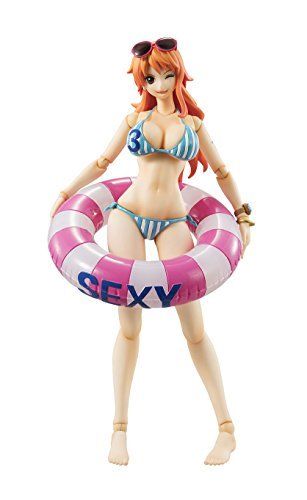 MegaHouse Variable Action Heroes One Piece Nami Summer Vacation Figure NEW_1