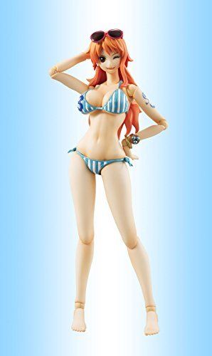 MegaHouse Variable Action Heroes One Piece Nami Summer Vacation Figure NEW_3
