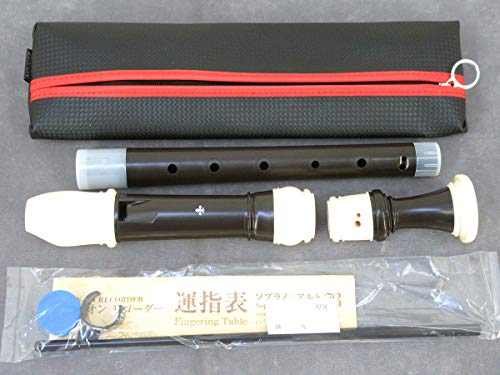 Zen-On Full-tone G-1A BRESSAN Baroque ABS Resin Alto Recorder NEW from Japan_3