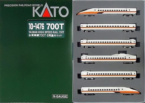 KATO 10-1476 Taiwan High Speed Rail 700T Basic 6 cars set N Gauge NEW from Japan_1