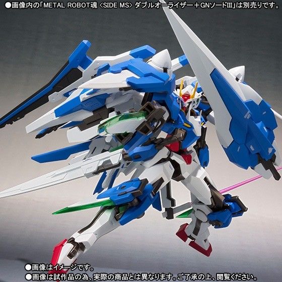 METAL ROBOT SPIRITS SIDE MS Gundam 00 XN RAISER + SEVEN SWORD PARTS SET BANDAI_3