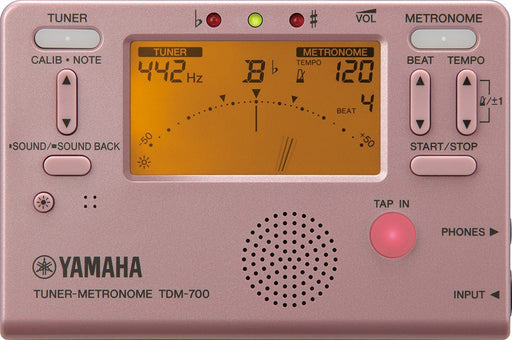YAMAHA Tuner Metronome TDM-700P Pink Back Light liquid crystal Battery Powered_1