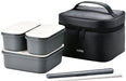 Thermos Fresh Lunch Box 1.8 L Black DJF-1800 BK with Cool pouch NEW from Japan_1