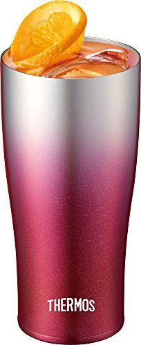 THERMOS vacuum insulated tumbler 420 ml Sparkling Red JDE-420C SP-R NEW_3