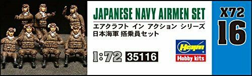 Hasegawa 1/72 Japanese Navy crew set Plastic X72-16 NEW from Japan_4