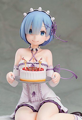 Kadokawa Re:Zero Rem Birthday Cake Ver. 1/7 Scale Figure NEW from Japan_6