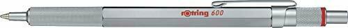 ROTRING Ballpoint Pen 600 Silver Knock Type 2032578 NEW from Japan_1