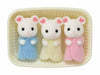 Epoch Marshmallow Mouse Triplets (Sylvanian Families) NEW from Japan_1