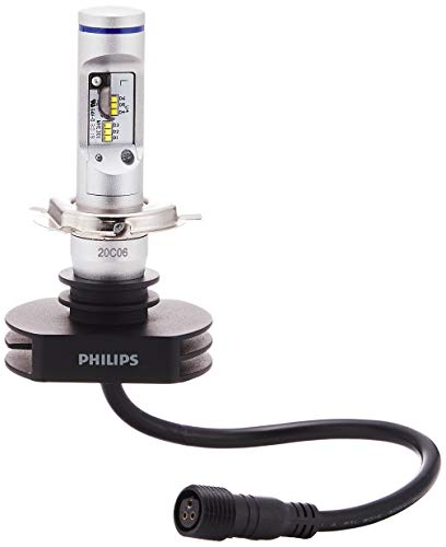 PHILIPS Headlight LED Bulb H4 6000K 3200/2400lm 12V 23W X-treme Ultinon 2pcs NEW_2