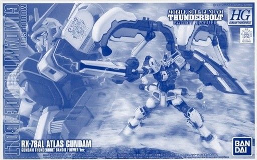 BANDAI HG 1/144 RX-78AL ATLAS GUNDAM THUNDERBOLT BANDIT FLOWER Ver Model Kit NEW_1