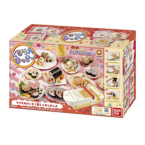 Bandai Kururin Mackey Sushi Norimaki & Sweets & Roll Sand Maker NEW from Japan_1