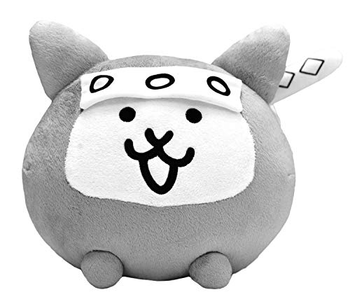 Nyanko Great War stuffed toy cat Ninja 20 cm Gray NEW from Japan_1