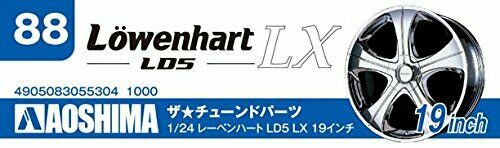 Aoshima Bunka Kyozai 1/24 The Tuned parts No.88 LOWENHART LD5 LX 19 inch plastic_4