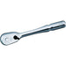 KTC Nepros NBRC390 9.5Sq 3/8 Inch Drive Compact Ratchet Handle Silver NEW_1