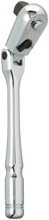 Ktc Nepros Compact Flex Head Ratchet NBRC390F 9.5sq. Socket Wrench Silver NEW_3