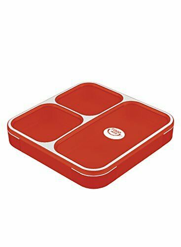 CB JAPAN FOODMAN Thin lunch box 800ml Clear Red NEW from Japan_1