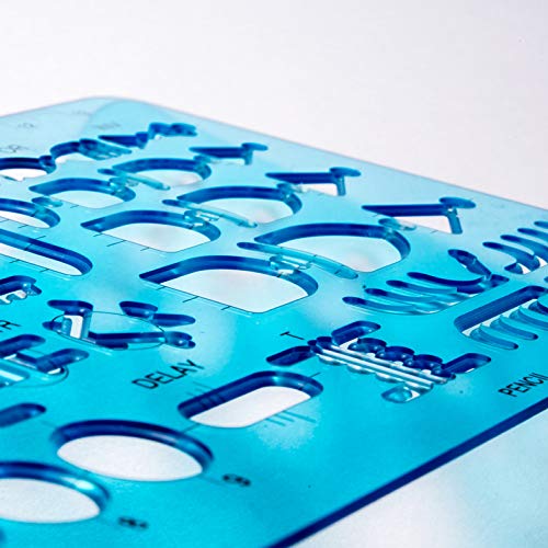 Staedtler Ruler Template Logic Circuit 976 111 976-111 NEW from Japan_4