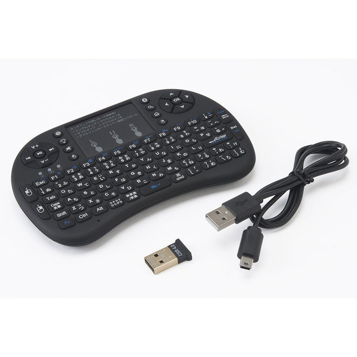 CYBER Wireless Mini Keyboard for PS4 Black Japanese & English CY-P4WLMKB-BK NEW_5