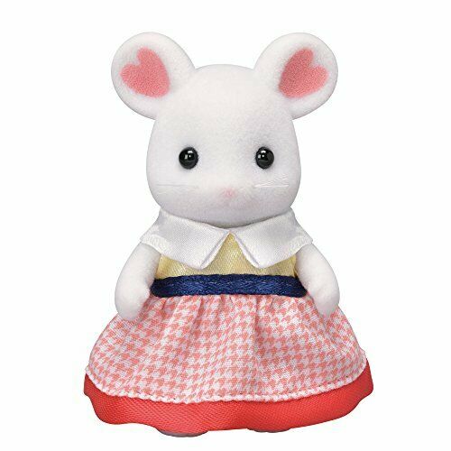 Epoch Marshmallow Mouse Girl (Sylvanian Families) NEW from Japan_1