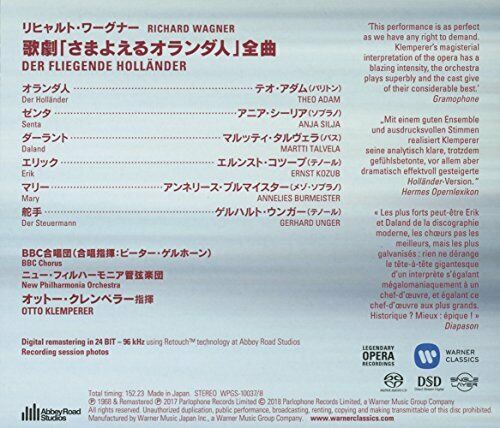 [CD] OTTO KLEMPERER WAGNER DER FLIEGENDE HOLLANDER NEW from Japan_2