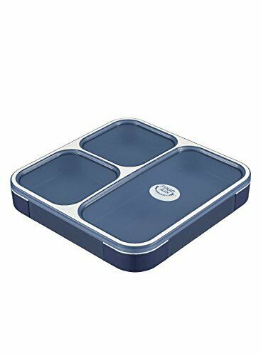 CB JAPAN FOODMAN Thin lunch box 800ml Clear Navy NEW from Japan_1