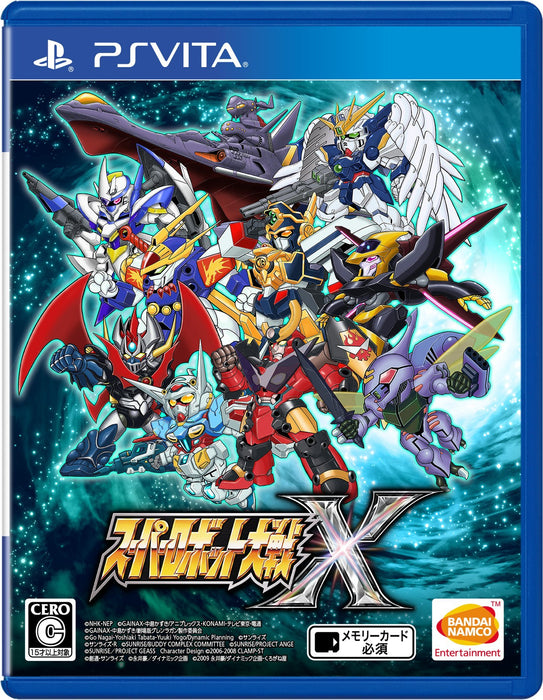 PS Vita Game Software Super Robot Taisen Wars X Standard Edition VLJS-08013 NEW_1