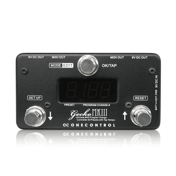 One Control Gecko MK III Ultimate MIDI Program Change Controller Guitar Pedal_1