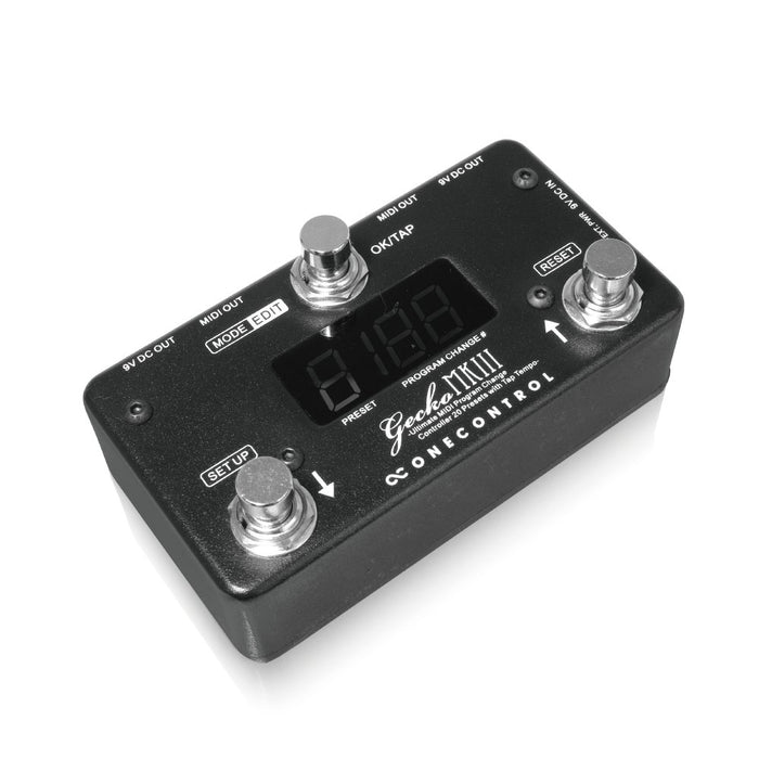One Control Gecko MK III Ultimate MIDI Program Change Controller Guitar Pedal_2