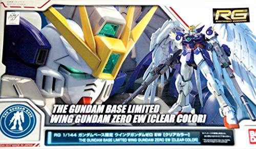 Bandai RG 1/144 THE GUNDAM BASE limited Wing Gundam Zero EW clear color mod NEW_5
