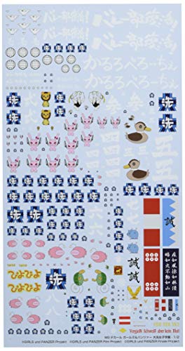 Model Kasten MG Decal Girls und Panzer Decal for plastic model GD-08 NEW_2