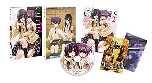 citrus Vol.2 First Limited Edition Blu-ray Booklet Post Card BIXA-1202 YuriAnime_2