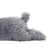 Sunlemon Hiza Wanko (Knee Dog) Plush Doll Toy Poodle Gray S P-4152 H18xW20xD37cm_3
