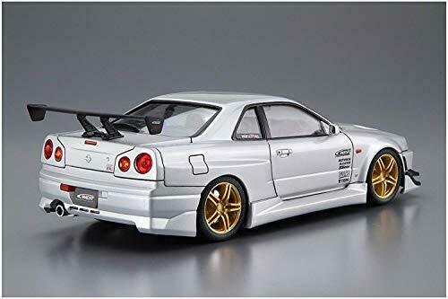 Aoshima 1/24 C-West BNR34 Skyline GT-R' 02 (Nissan) Plastic Model Kit NEW_3