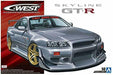 Aoshima 1/24 C-West BNR34 Skyline GT-R' 02 (Nissan) Plastic Model Kit NEW_4