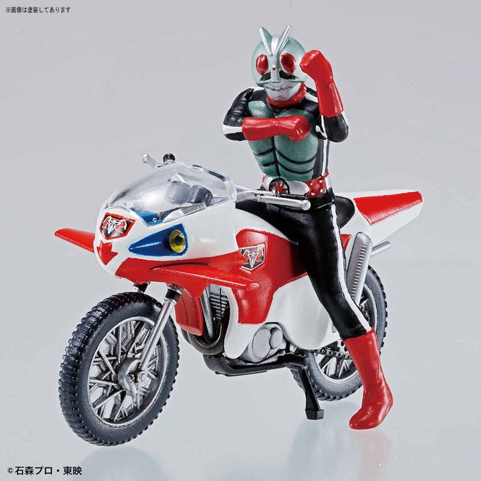 BANDAI MECHA COLLECTION Kamen Rider Series 05 NEW CYCLONE & MASKED RIDER 2 Kit_3