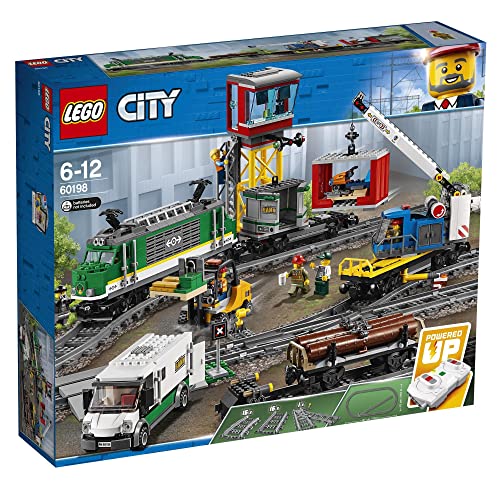 LEGO City Trains Cargo Train Set Block Building Toy 60198 1226 pieces Plastic_1